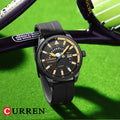 Relógio Masculino CURREN 8421 - Pulseira em Silicone