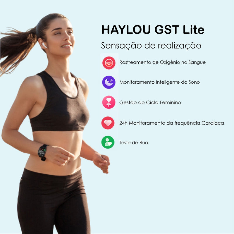 Smartwatch HAYLOU GST Lite - Versão Global
