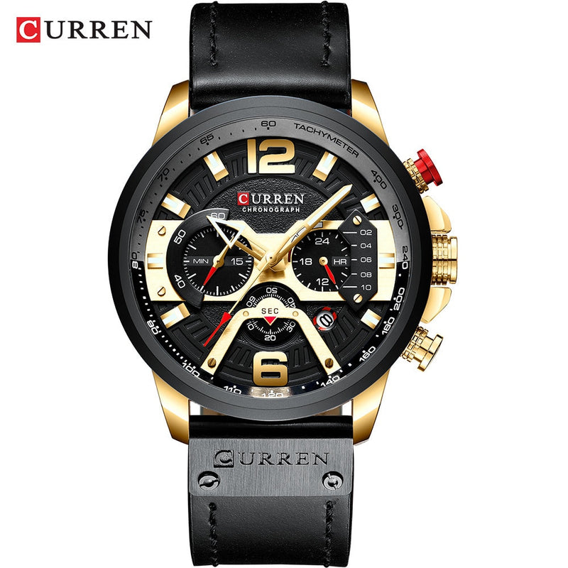 Relógio Masculino CURREN 8329 - Pulseira em Couro