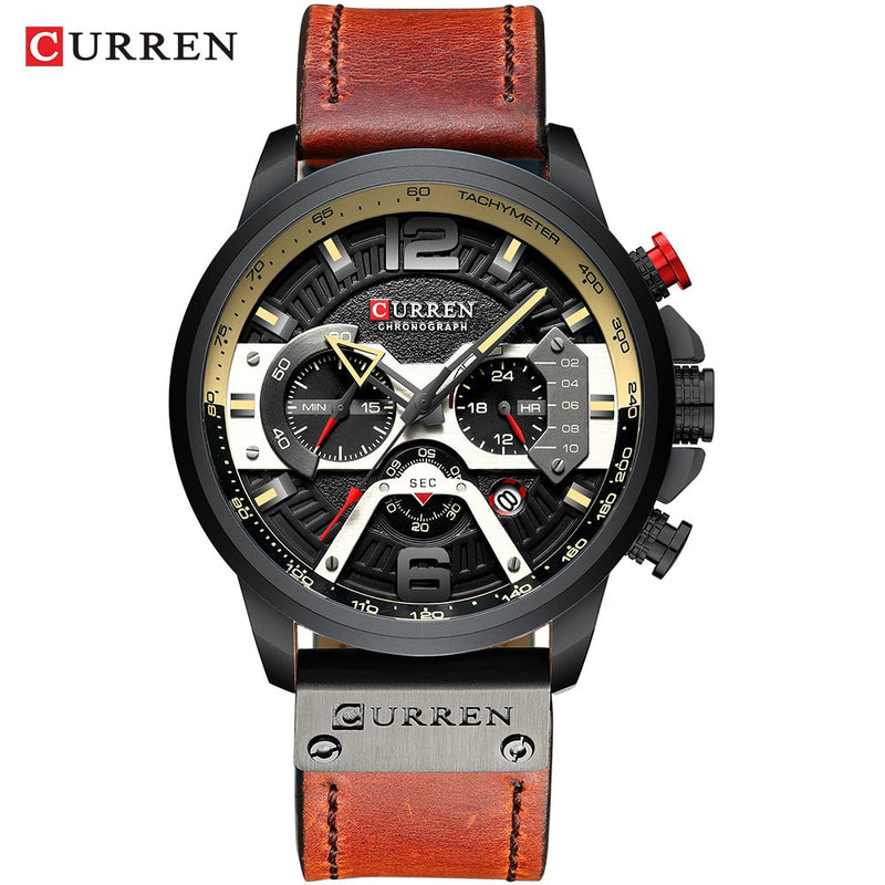 Relógio Masculino CURREN 8329 - Pulseira em Couro